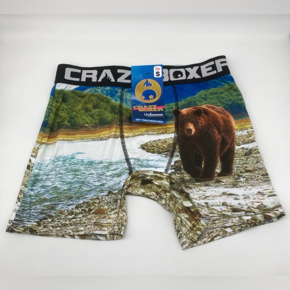 Crazy Boxer men’s soft touch boxer Briefs 
Small
